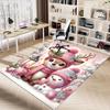 1PC Christmas, Deer Extra Large Non Slip Floor carpet, Office, family, Studio   Large Area Rug Indoor Rugs, Bold Statement Piece