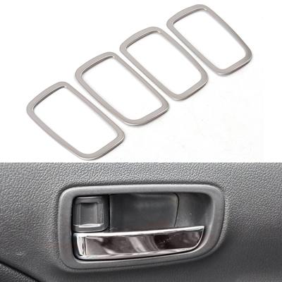 ABS Chrome For Mitsubishi Outlander 3 2013- Interior Inside Door Handle Cover Trim Sticker Decoration