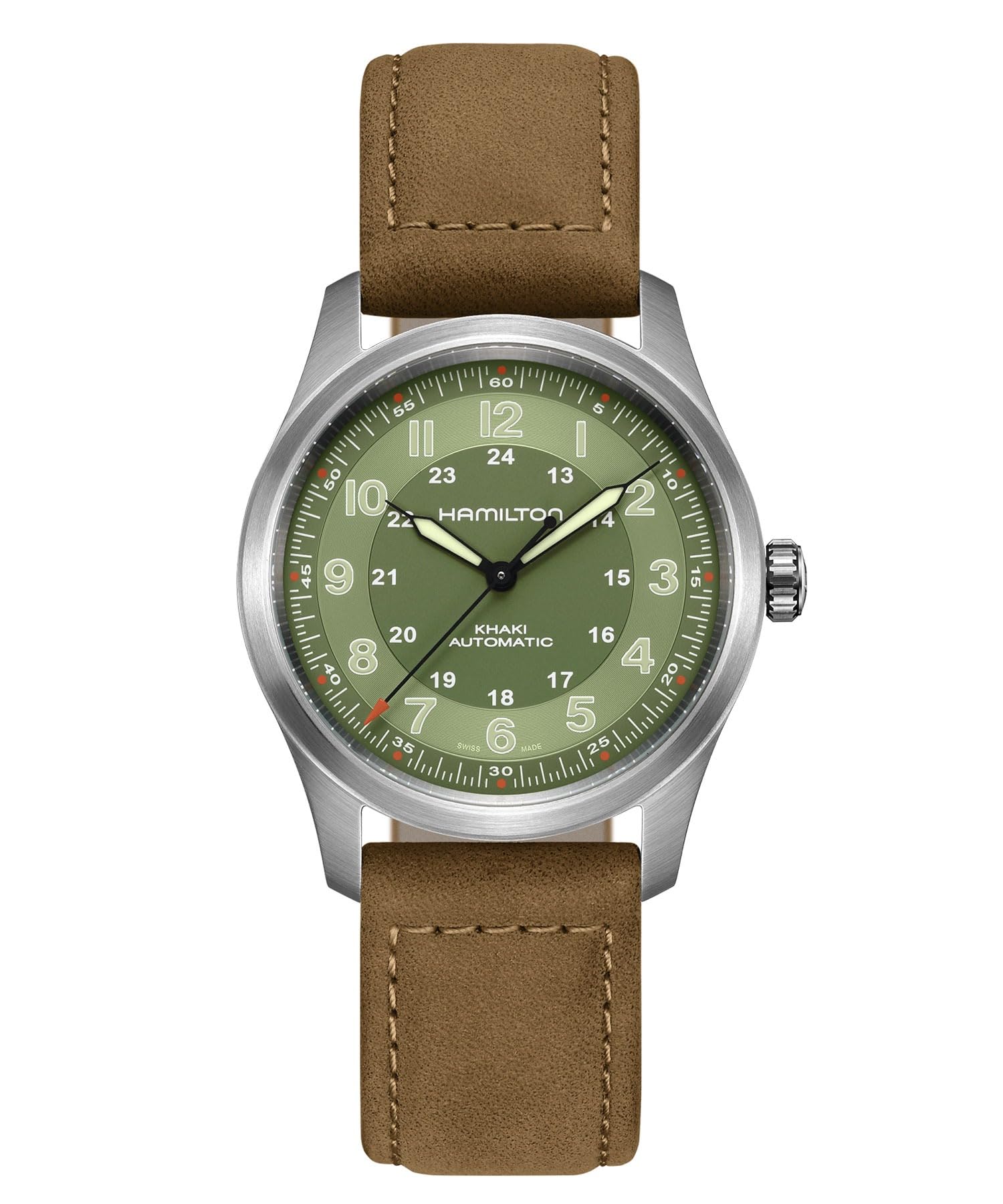 

HAMILTON Watch Genuine Warranty Khaki Field Titanium Mechanical Automatic Winding H70205860 Unisex Imported [Hamilton] [Regular Product]