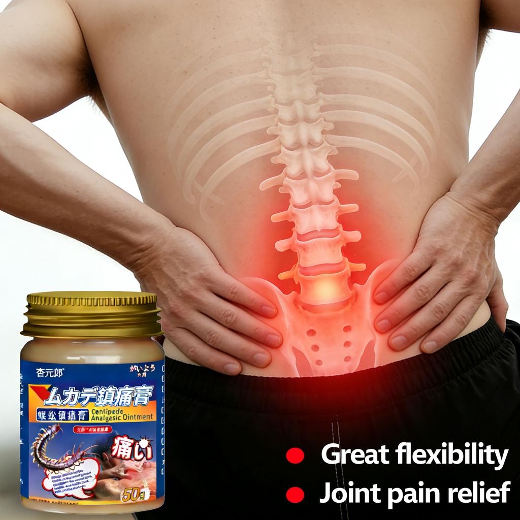 Non-Irritating Back Care Cream - Organic Herbal Long-Lasting Lower Back