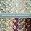 Premium Self-adhesive Wallpaper Flower Retro Pattern Wardrobe Cabinet Door Renovation Wallpaper Renovation Waterproof Furniture Sticker