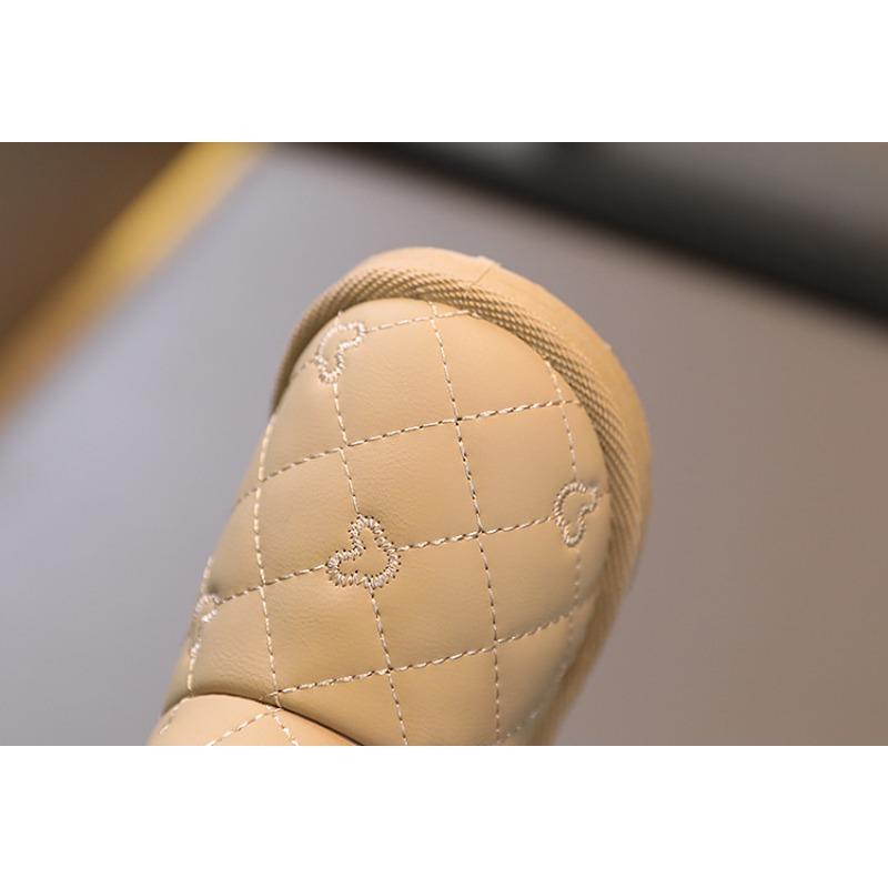 Baby Snow Boots Winter Cotton Shoes Baby Baby Toddler Shoes Baby Baby Shoes Korean Version Milk Tea Ears