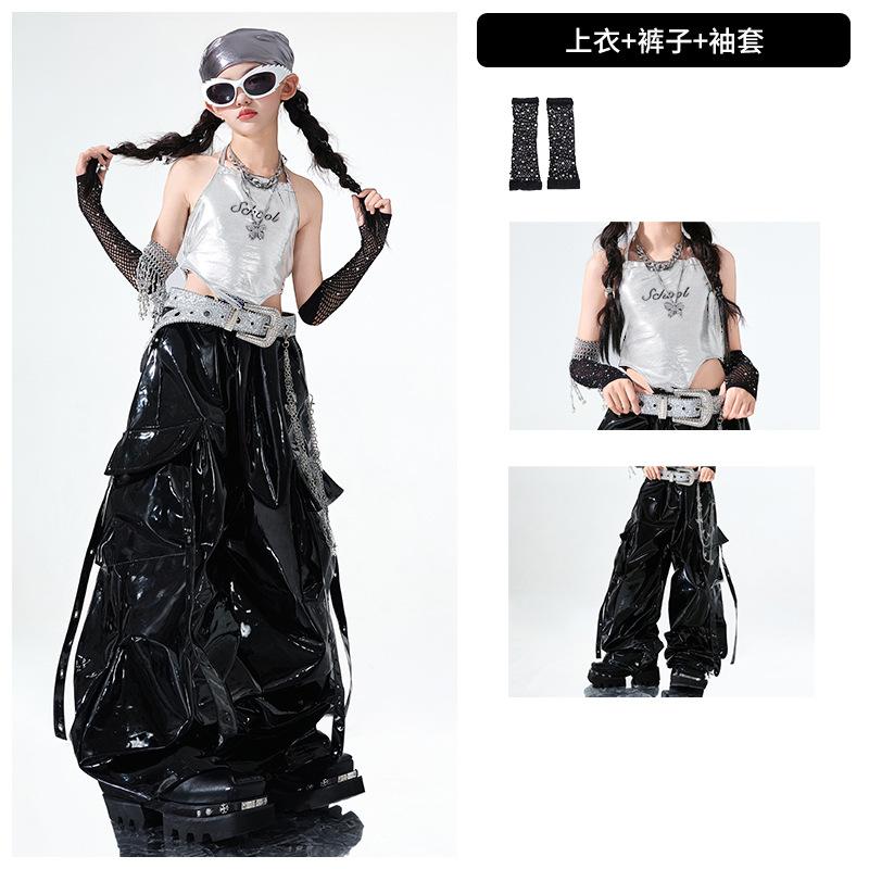 Girls' Jazz Costumes Are Trendy And Trendy Girls' Jazz Less Children'S Costumes Catwalk Girl Group Street Dance Trendy Costumes