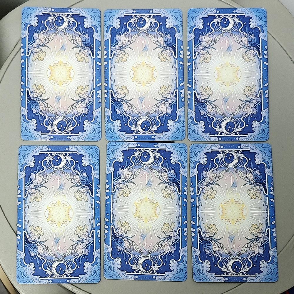 Silent Desolate Tarot Deck 78pcs Cartoon Cards Based on Rider System Board Game