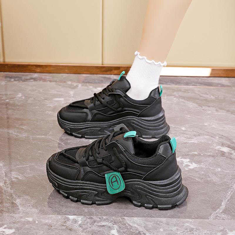 Dad shoes women's 2025 new spring models popular platform white shoes student versatile casual sports women's shoes T81