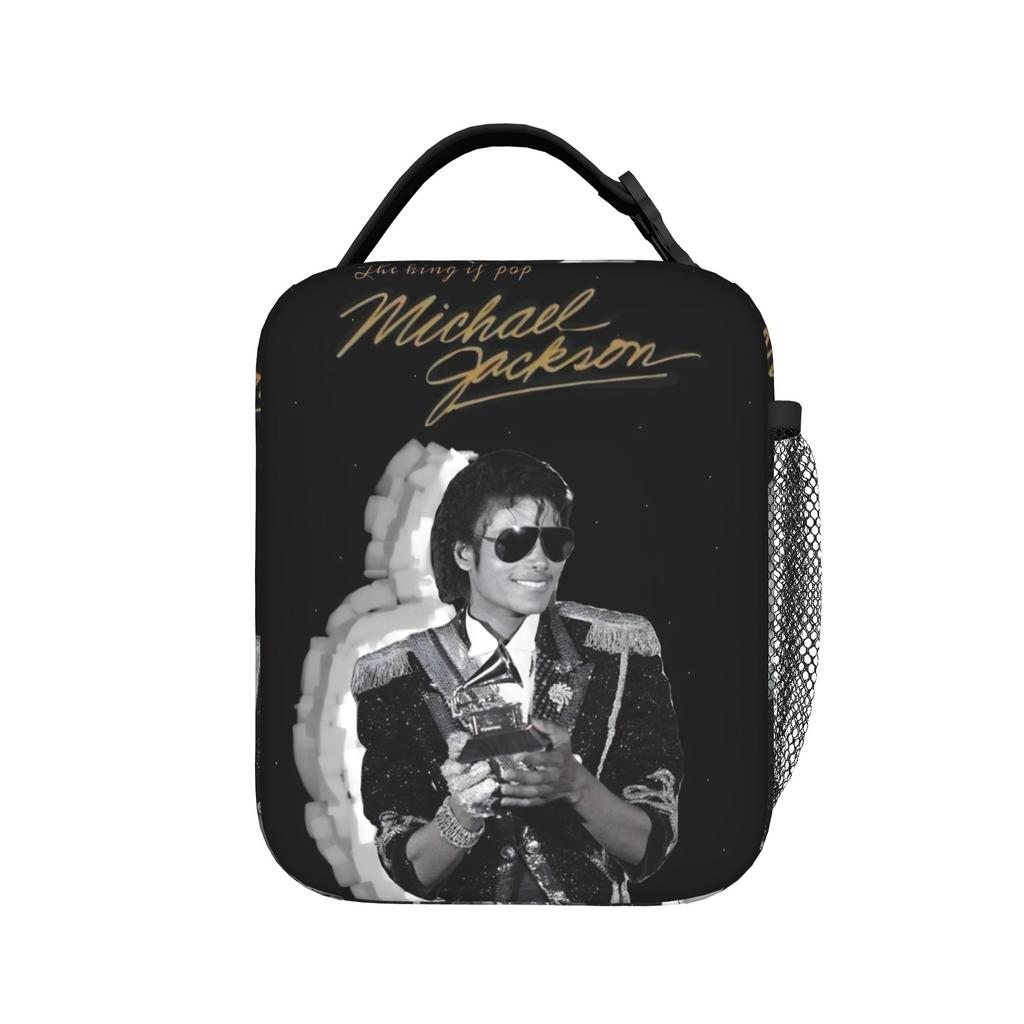 Singer Michael Jacksons MJ 2026 Thermal Insulated Lunch Bags for Travel Portable Food Bag Men Women Cooler Thermal Lunch Boxes