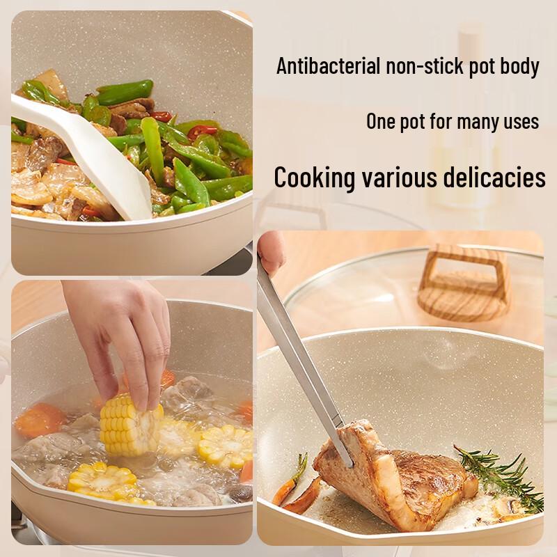 JITIECHUI Non-Stick Stir-Fry Pan