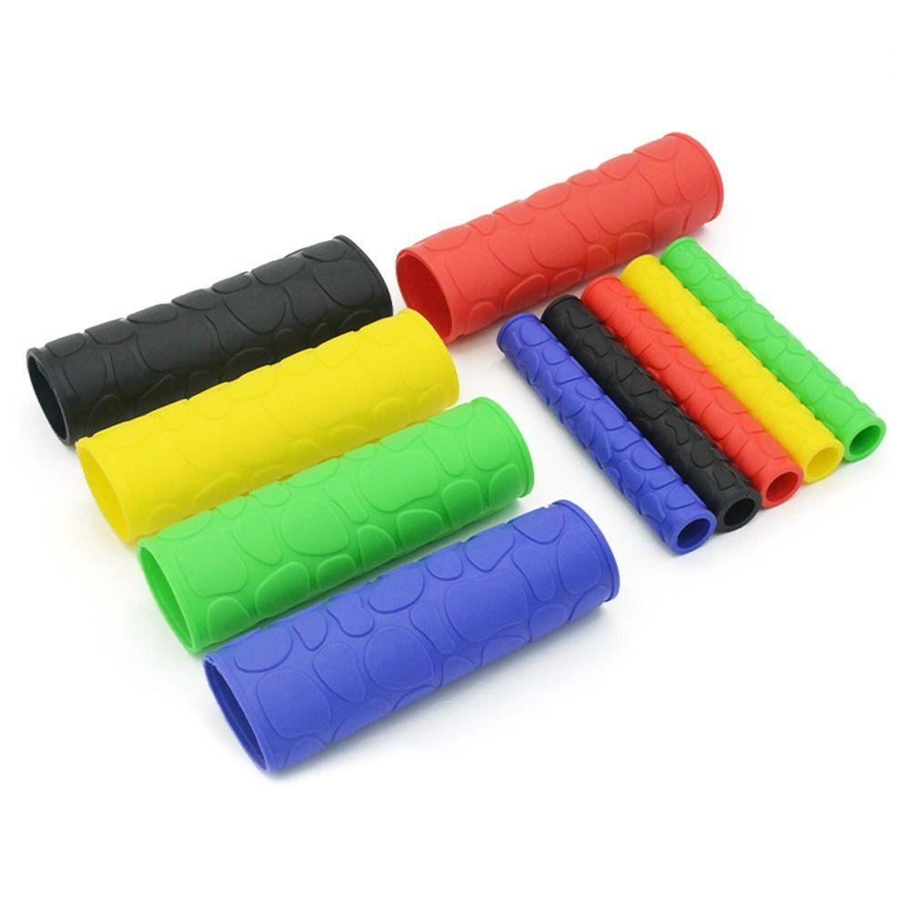 Anti-Slip Motorcycle Handlebar Grip Universal Fit Rubber Sleeve  Electric Bike Accessories