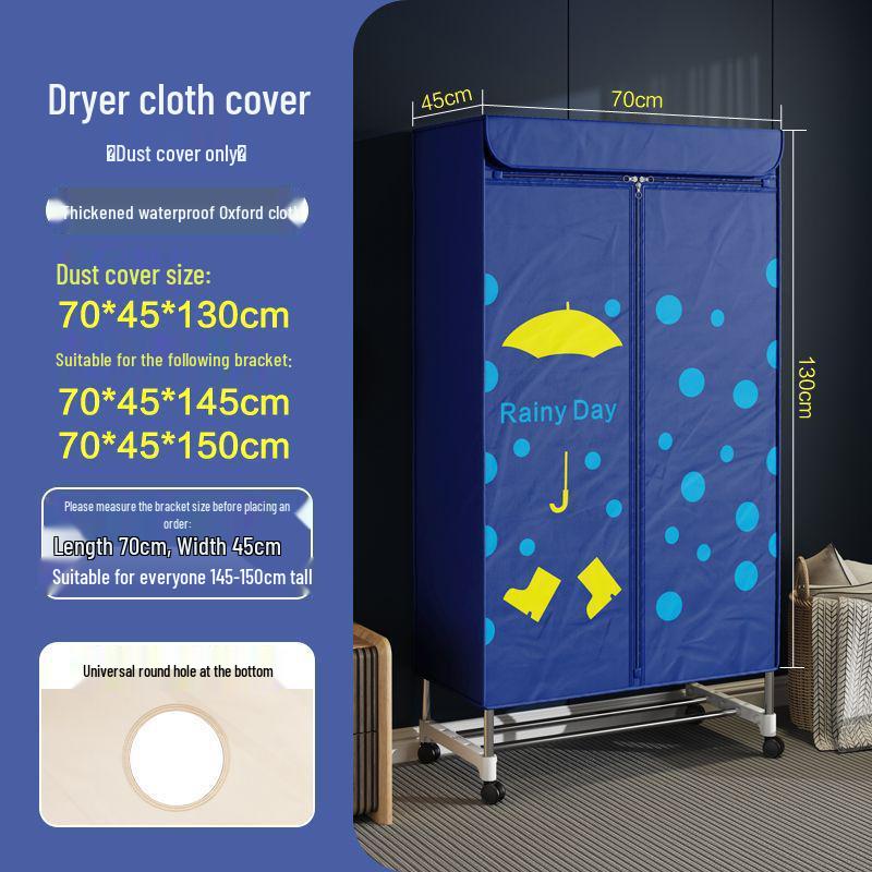 Household Dryer Cover and Stand Wardrobe Accessory