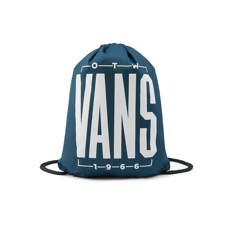 Vans Classic Logo Sports Leisure Drawstring Gym Bag Backpack Unisex backpack Dark-Blue VN0002W65S2 Dark Blue