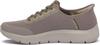 GO WALK Flex Netro Shoes In Nature Brown Grey