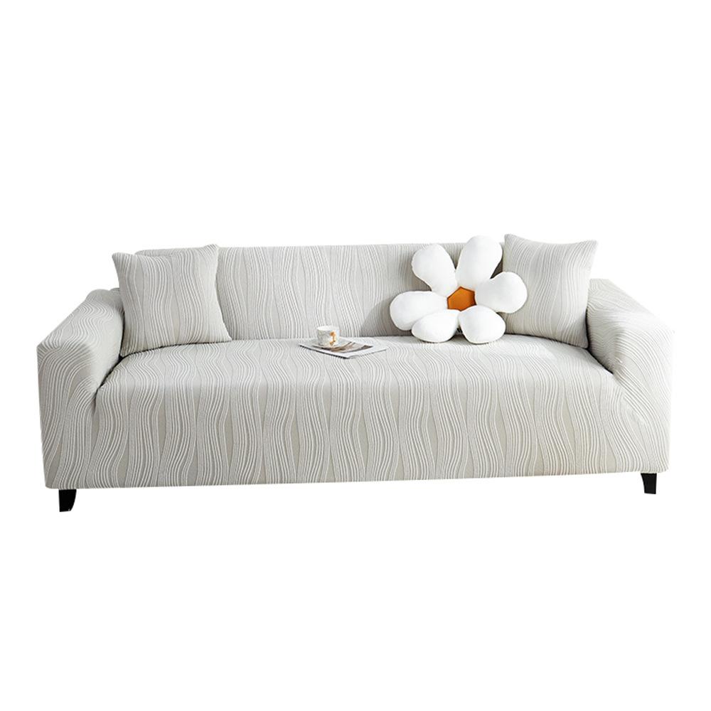 Elastic Full Cover Sofa Cover for Lazy People Cat Scratch Resistant All Season Universal Jacquard Velvet Sofa Cover