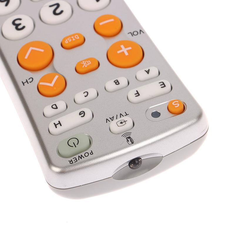 Telecomando Universale Combinato Tipo Apprendimento IR Chunghop L108E Per Tv/Sat/Dvd/Cbl/Dvb-T/Aux Tasto Grande Copia