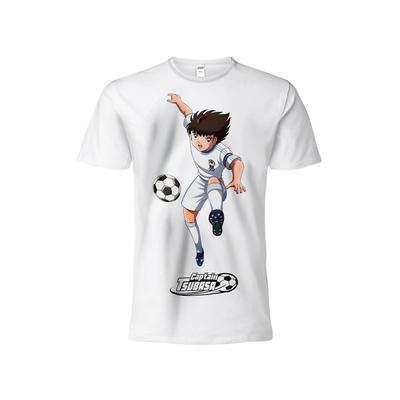 Holly and Benji T-Shirt - Captain Tsubasa Original Official White Jersey