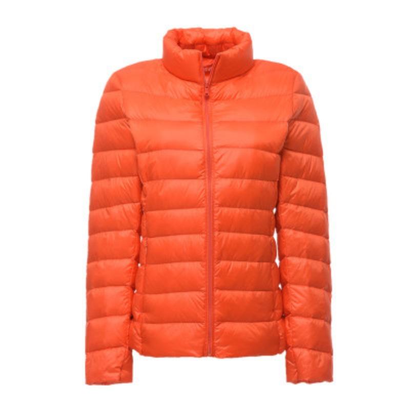 Autumn and Winter New Light Down Jacket Short Women's Stand-up Collar Light Jacket