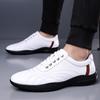 2026New Mens Casual Leather Walking Shoes Retro N-Slip Wear-Resistant Workwear Shoes Hollow Out Casual Soft Sole Leather Shoes