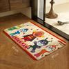 Classic Children Anime A-Anpanman Floor Mat Rectangle Anti-slip Home Soft Badmat Front Door Indoor Outdoor Mat Welcome Doormat