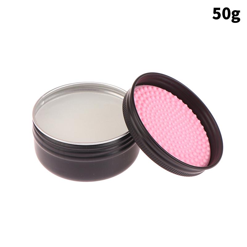 

Силиконовая кисть для макияжа 2 в 1, мыльница для мытья, скруббер, чаша для чистки доски чёрный