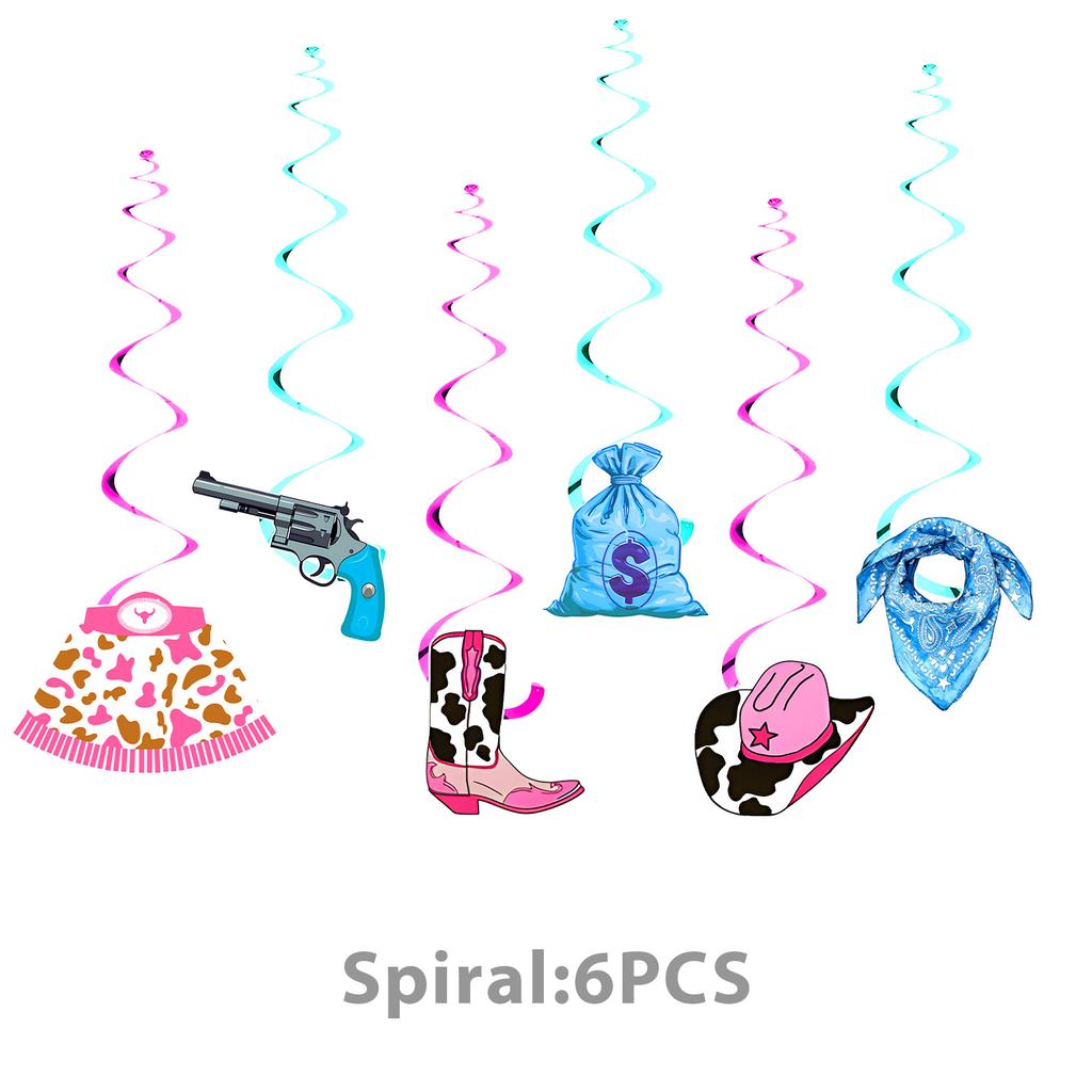 Popular Gender Reveal Theme Party Supplies Denim Style Gender Decoration Arrangement Props Tableware Banner