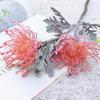 Artificial Flowers Short Branch Crab Claw 2 Fork Pincushion Christmas Garland Vase for Home Wedding Decoration Fake Planting