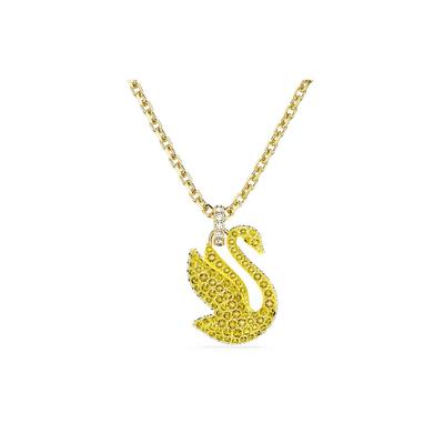 Collier Cygne Exquis Tendance Minimaliste Cristal Imitation pour Femmes 5647553