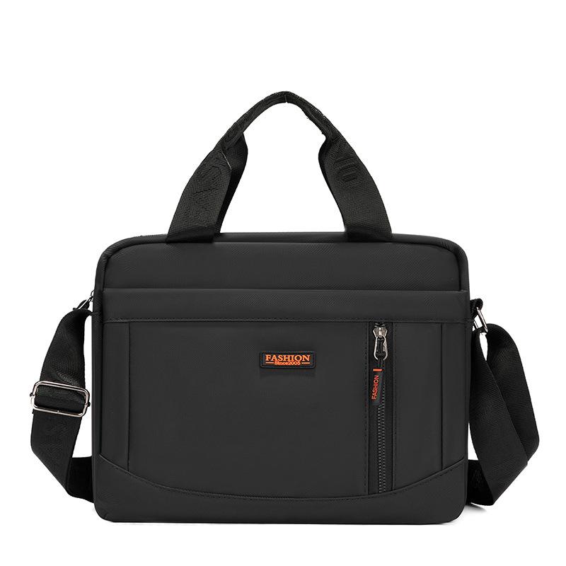 Multi-functional Outgoing Shoulder Bag Men's Commuter Portable Flat-panel Briefcase Business Crossbody Bag