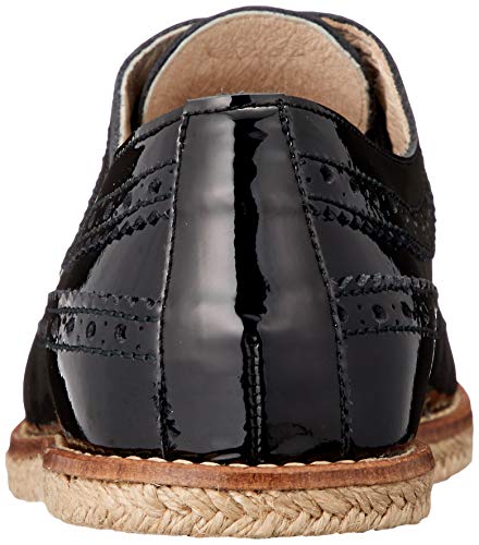 Bontre Women's Jute Platform Lace-Up Shoes, Black, Size 22.5cm, 05702BLK35