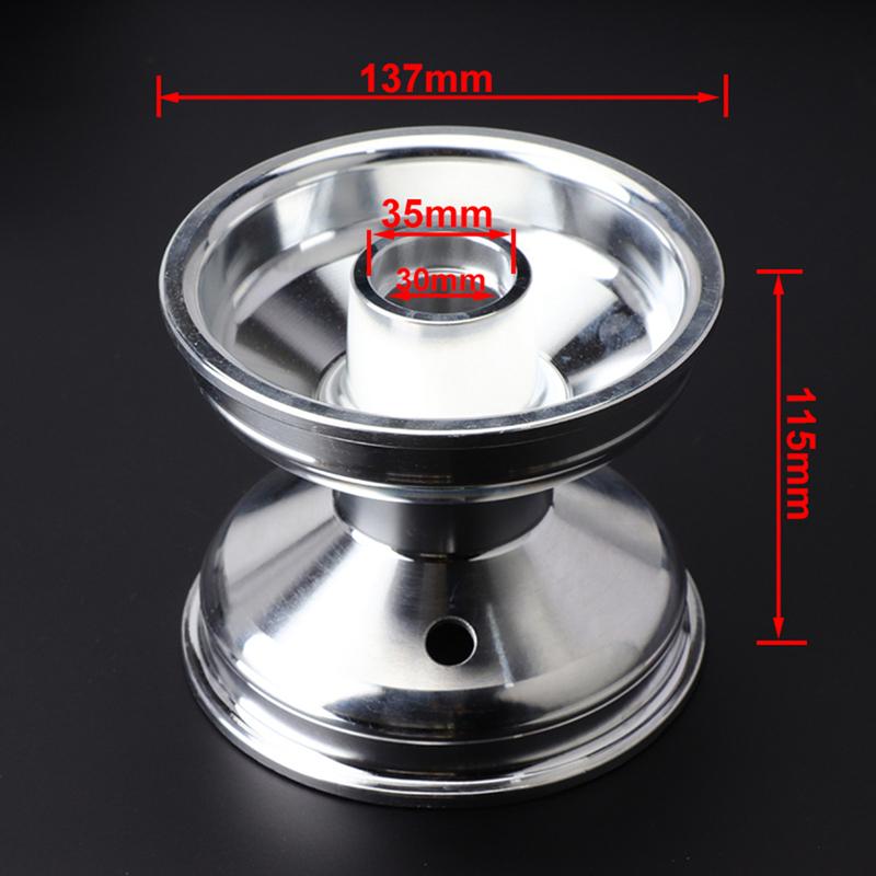 5" Karting Front Bearing Wheel Hub 115mm Aluminium Alloy Rim For Quad Go-kart Racing 4 Wheel Drift Car 10x3.60-5" Wheels Tire