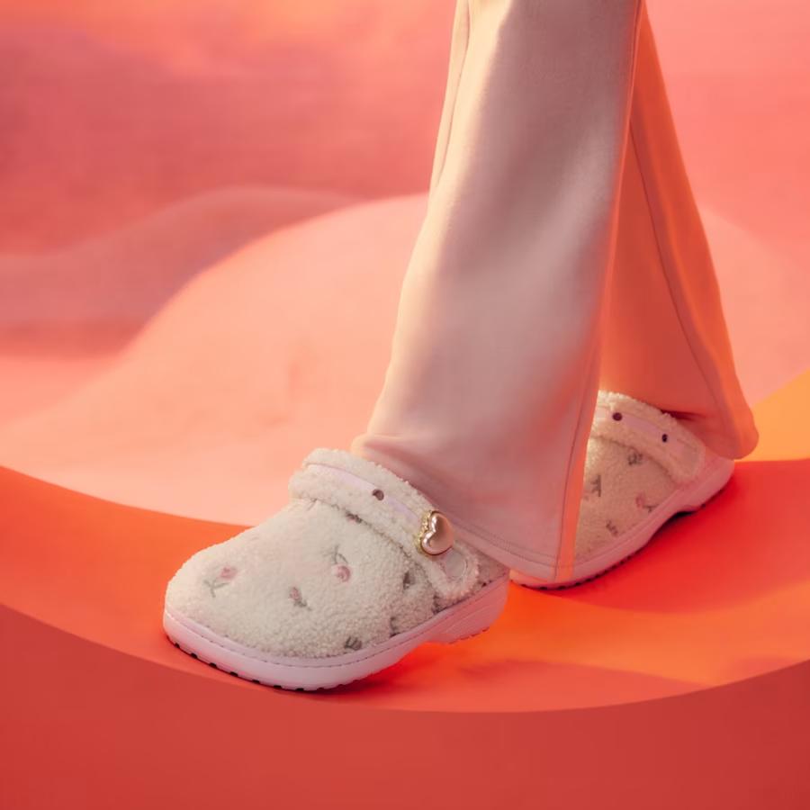 Hollister X Crocs Classic Clog Comfortable Simple Low-Top Casual Shoes Unisex Shoes Beige 211775-6ZW