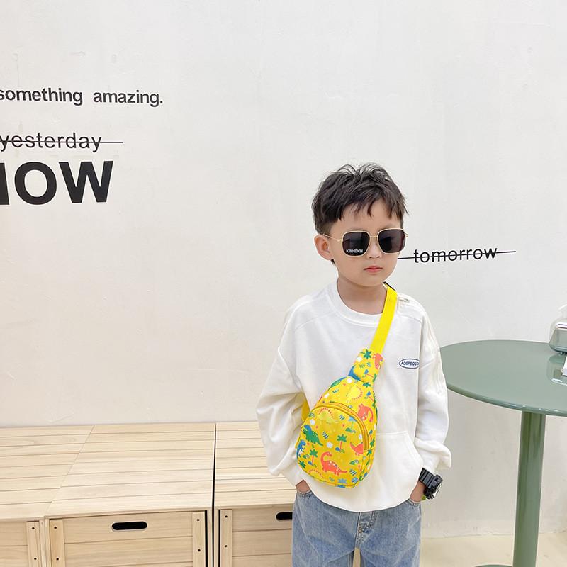 Dinosaur Kids Cartoon Single Shoulder Crossbody Chest Bag Kids Gift Fashion