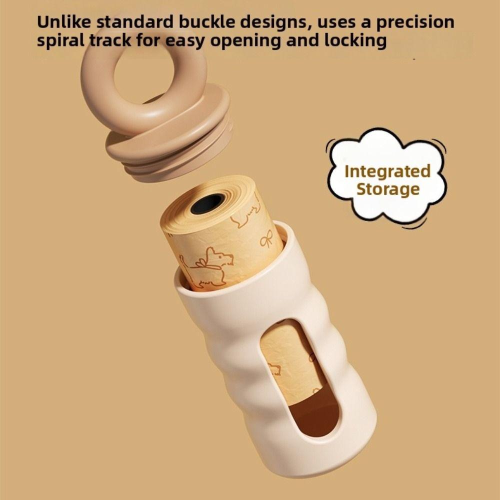 Stylish Appearance Dog Poop Bag Dispenser Hanging Waste Bag Carrier  For Dog Cat