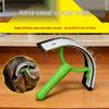 Stable Supplies Horse Sweat Scraper with Square Plastic Handle for Horse Cleaning and Grooming