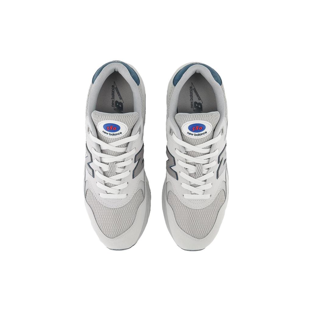 MT580MD2 New Balance Men's 580 'Grey Day' Raincloud with NB Navy and Silver Metallic MT580MD2