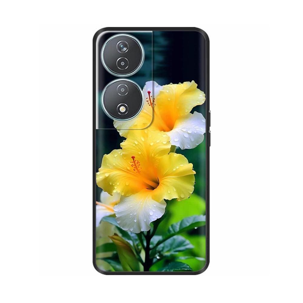 Für Honor X7b Hülle Bemalte Cartoon-Blume Silikon Funda TPU Weiche Abdeckung Für Honor X7B 5G Hüllen Für Honor 90 Smart Schutzhülle