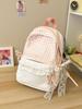 Schoolbag milk fufu plaid lace sweet girl wind backpack high value student party holiday travel cute backpack