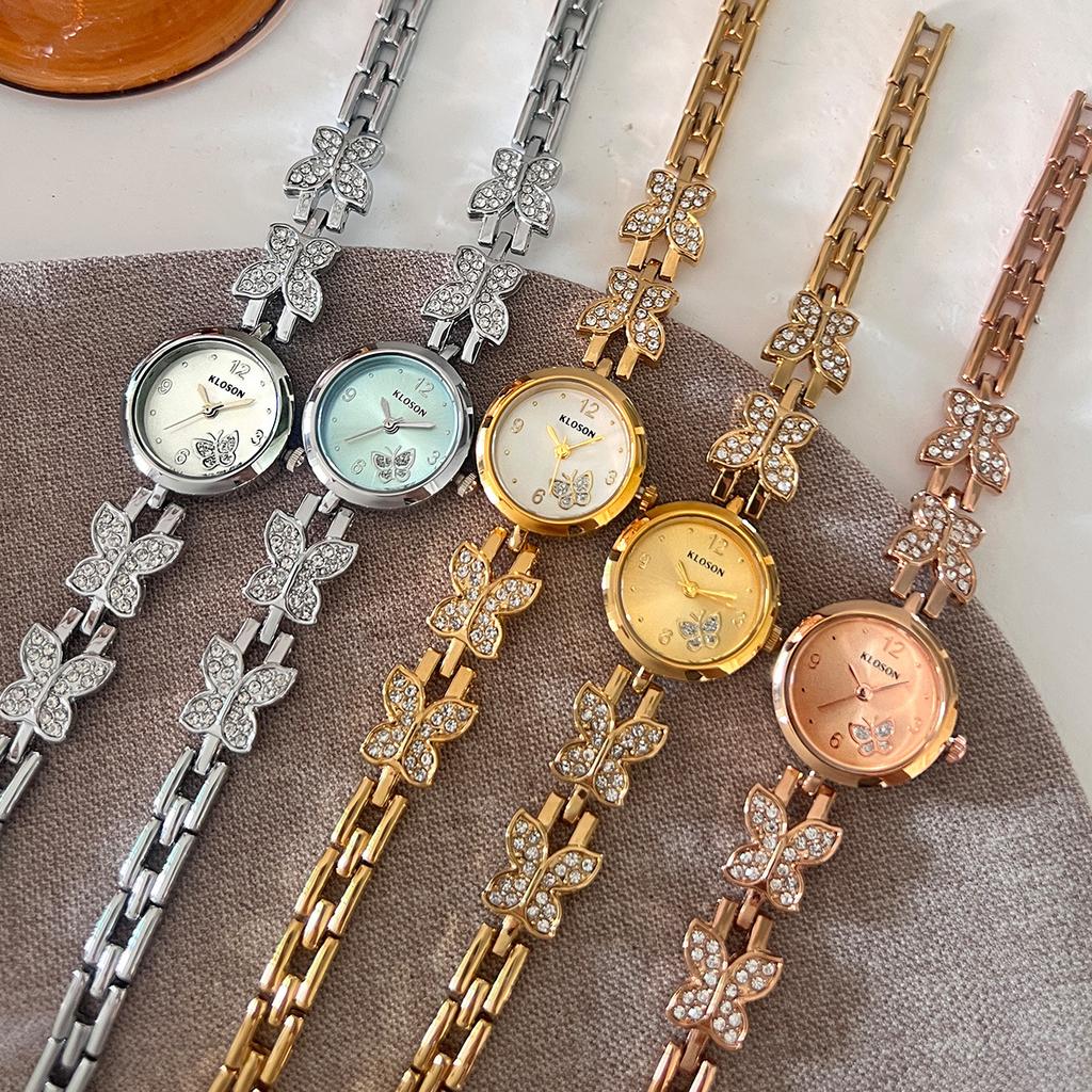 Schmetterlingsuhr Damen Leichter Luxus Nische Exquisit Mode High-End Armband Pendeln Vielseitig Temperament Quarz Uhr