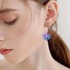 Winter Festival Snowflake Crystal Acrylic Earrings 2026