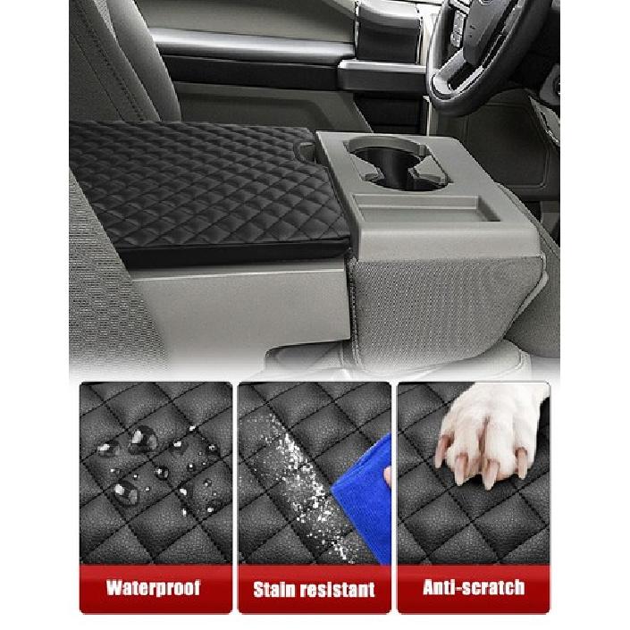 Console Lid Armrest Protect Cover For 2015- Ford F150 Jump Seat