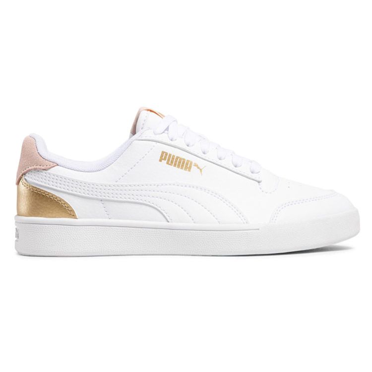Puma Shuffle Versatile Low-Top Skate Shoes Unisex Sneakers White Platinum 309668-09