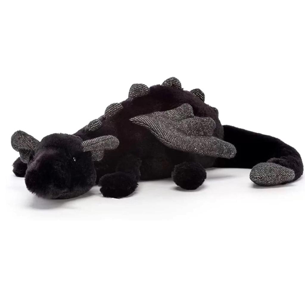 JC Large Size Plush Sky Flying Rainbow Dragon Toy Soft Stuffed Animal Pillow Fun Lazy Snow Dragon Kids Gift