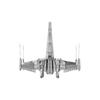Maquette métal - Star Wars : Vaisseau X-Wing Poe Dameron - Métal Earth Argenté