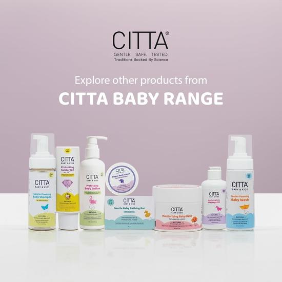 CITTA Moisturizing Kids Bathing Bar for Sensitive Skin | Kids Bathing Bar| pH Balanced | Enriched With Olive Oil & Vitamin E | 75 Gm | Pack of 4