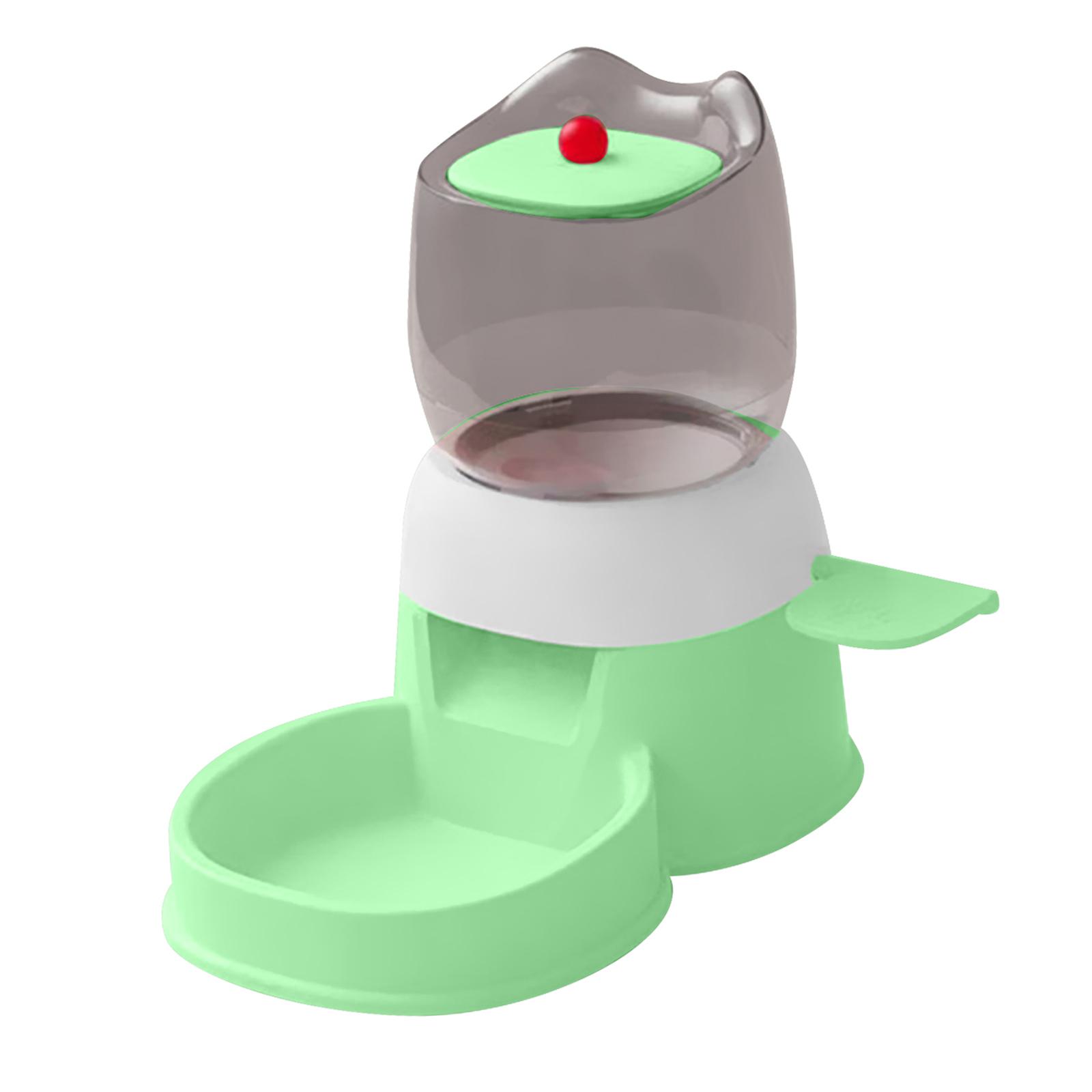 Automatic Pet Feeder,Pets Automatic Feeder,Press to feed Visible Window Cat Food Water Dispenser,Dispenser for Dog Kitten Cat