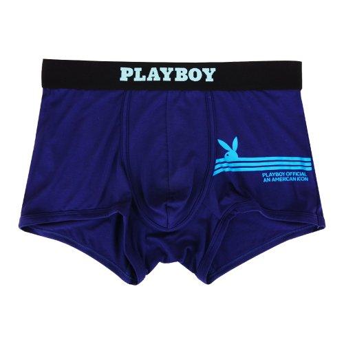 

[Playboy] Мужские темно-синие плавки из вискозы, 1 шт. PMD2106-NV [Доставка из Кореи] 100% Оригинал 95