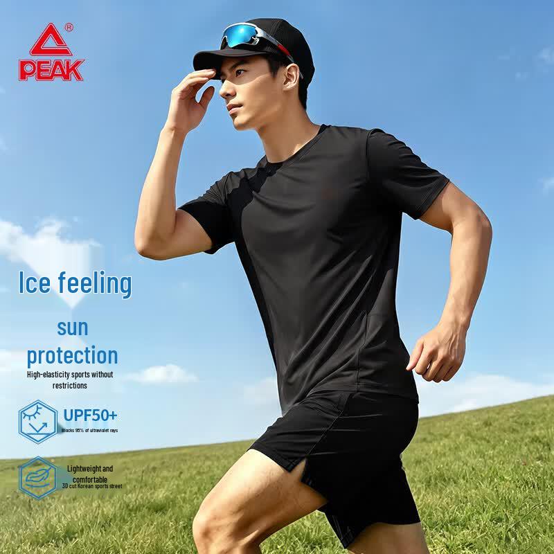 PEAK Unisex Ice-Feel Sun Protection Quick-Dry T-Shirt L