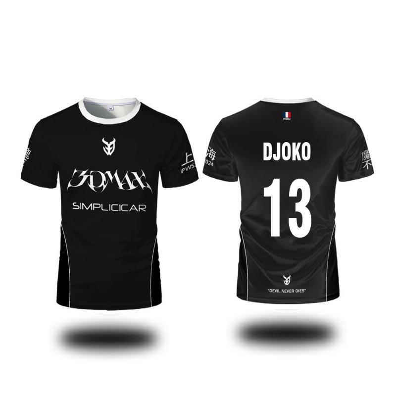 CSGO Esports 3DMAX Club Uniform Jersey CS2 Player Customized Training Tops Men's And Women's Sports Breathable T-shirt Fan Gifts