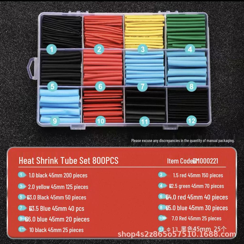 Waterproof Heat Shrink Tubing Kit for DIY Electrical Wiring & Cable Protection