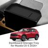 Left Drive for Mazda CX-5 CX5 2026+ Car Dashboard Storage Tray Display Screen Rear Box Organizer Accessories Silicone Black