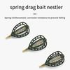 Spring Feeder Baits Cage Baits Holder Baits Cage Spring Fishing Feeder Cage Holder Fishing Tackle Equipment Accessory
