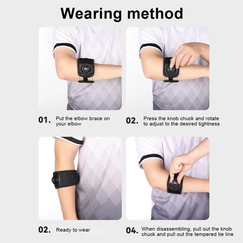 Adjustable Arm Support Band Breathable Elbow Protector Lightweight Elbow Brace  Universal